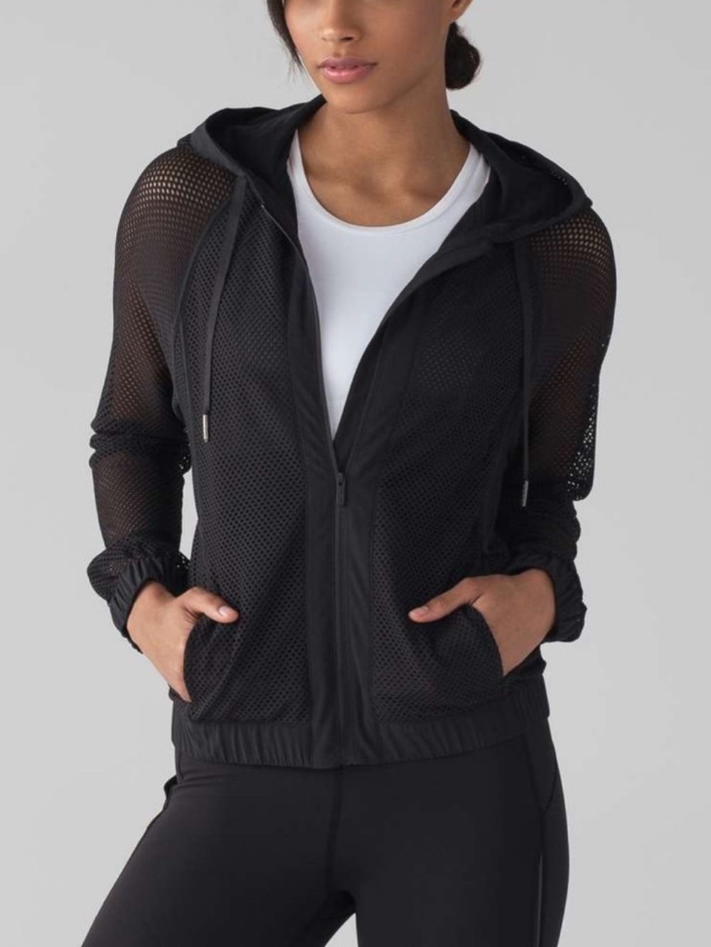 Lululemon mesh on mesh jacket